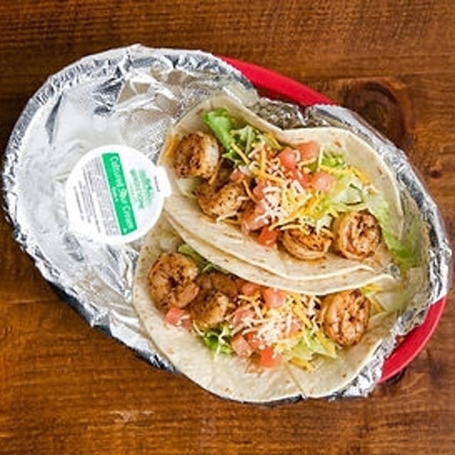 Shrimp Taco (Taco de Camaron).