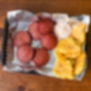 Fried Green Plantains & Dominican Fried Salami (Tostones y Salami)
